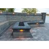 Keystone StoneGate Contemporary Cap River Blend 12 in. to 10 in. x 11 in. x 3 in. (120 pc./pallet)