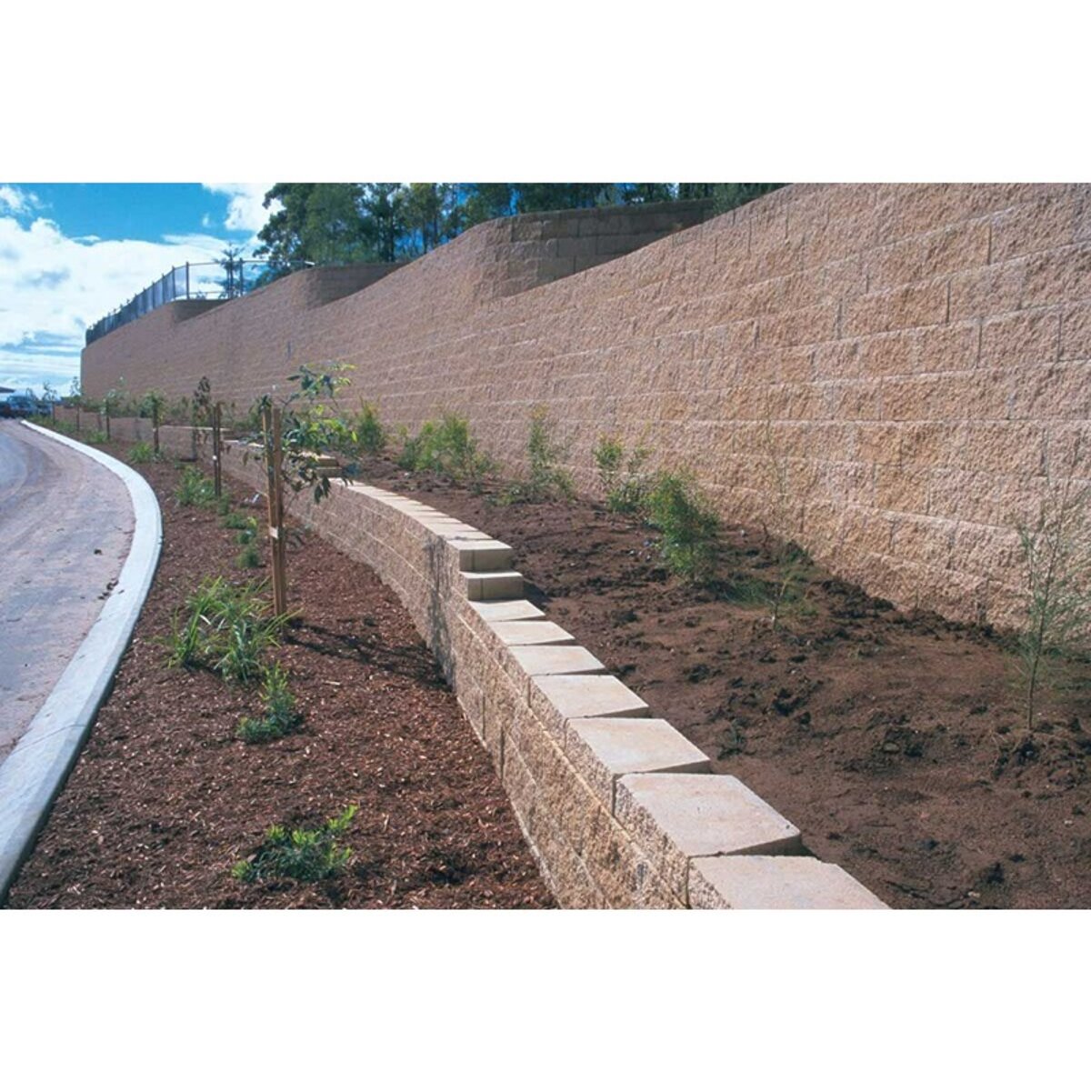 Keystone 12 in. Retaining Wall Block Charcoal 4 in. x 12 in. (144 pc ...
