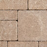 Keystone Vintage Paver 3-Tone Brown 2 pc. Combo (106 sq. ft./pallet)
