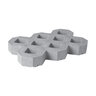 Keystone Grasstone II Pewter 80 mm 16 in. x 24 in. (84 sq. ft./pallet OR 32 pc./pallet)