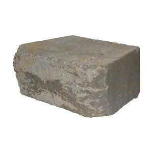 Keystone Legacy Stone Rockface Sand Brown Charcoal 16-3/4 in. x 10 in. x 6 in. (60 pc./pallet)
