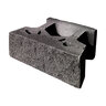 Keystone Compac III Straight Face Wall Dark Granite Blend 8 in. x 18 in. x 12 in. (32 pc./pallet)