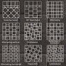 Keystone Plaza Paver Square Antique Pewter 6 in. x 6 in. 60 mm (100 sq. ft./pallet)