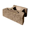 Keystone Compac III Wall Straight Face Keystone Tan 18 in. x 12 in. x 8 in. (36 pc./pallet)