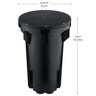 Kichler 100W Direct Burial In-Ground Transformer Black Plastic Housing 108V-132V