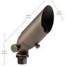 Kichler 15484 Up Light Centennial Brass Finish with Brass Housing and MR16 Socket, 12V, 5W LED, Dimensions 2-1/4 in. x 4 in. x 10 in.