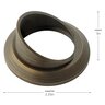 Kichler Mini All-Purpose Cowl Accessory in Centennial Brass - 2-1/4 in. x 1 in. x 2-1/4 in. Dimensions, Durable Brass Construction