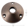 Kichler Centennial Brass Round Mounting Base 3 in.