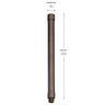Kichler Centennial Brass Male/Female Riser 12 in. for Accent Lights - 1 in. Diameter, 12V Voltage Rating, Brass Housing Material