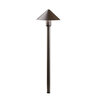 Kichler 16120 Path Light Aluminum Architectural Bronze Finish 4.3W 3000K LED
