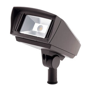 Kichler C-Series Small Flood Knuckle Path Light Architectural Bronze 6 in. x 5 in. 1,000 Lumens 3000K