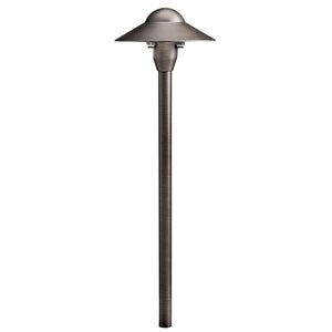 Kichler 15470 Path Light Brass Housing Centennial Brass Finish