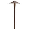 Kichler 15810 Path Light Aluminum Architectural Bronze Finish 4.3W 3000K LED