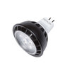 Kichler Professional Series MR16 LED Lamp, 4W 2700K Warm White, 60 Degree Beam Angle, 285 Lumens, Bi-Pin Base - Clear Finish, Aluminum Housing, 12V