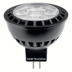 Kichler Professional Series 7W MR16 LED Lamp, 3000K Warm White, 40 Degree Beam Angle, 615 Lumens, Bi-Pin Base, 30,000 Hour Life