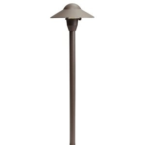 Kichler 15470 Path Light Textured Architectural Bronze Finish 16.2W LED, 12V, 1 Lamp, 21-1/4 in. Height, Aluminum Housing