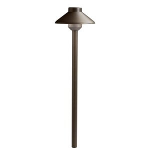 Kichler 15821 Path Light Aluminum Architectural Bronze Finish 4.3W 2700K LED