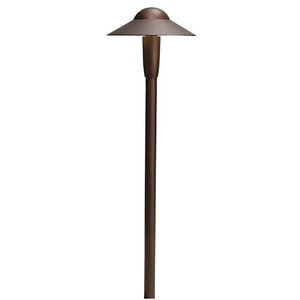 Kichler 15870 Path Light Aluminum Architectural Bronze Finish 4.3W 3000K LED