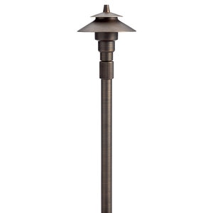 Kichler 15502 Path Light Brass Housing Centennial Brass Finish