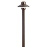 Kichler 15506 Path Light Brass Housing with Centennial Brass Finish, 5W MR16 Halogen, 12V - 4.5 in. x 4.5 in. x 17.25 in.