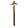 Kichler 15350 Path Light Copper Xenon 24.4W 12V Natural Copper Finish 21-1/2 in. Height with Stake, S8 Lamp Base