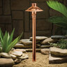Kichler 15350 Path Light Copper Xenon 24.4W 12V Natural Copper Finish 21-1/2 in. Height with Stake, S8 Lamp Base