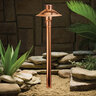 Kichler 15350 Path Light Copper Xenon 24.4W 12V Natural Copper Finish 21-1/2 in. Height with Stake, S8 Lamp Base