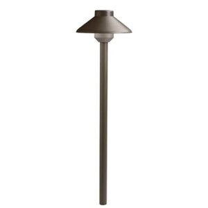 Kichler 15821 Path Light Aluminum Architectural Bronze Finish 4.3W 3000K LED