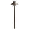 Kichler 15821 Path Light Aluminum Architectural Bronze Finish 4.3W 3000K LED