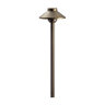 Kichler Stepped Dome Path Light Centennial Brass