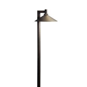 Kichler Ripley Path Light Centennial Brass 2700K