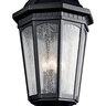 KICHLER POST LIGHT TEXTURED BLACK