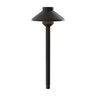 Kichler 15821 Stepped Dome Path Light Textured Black 3000K LED