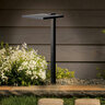 Kichler 8 in. Shallow Shade Path Light Black Finish 2700K