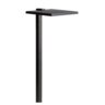 Kichler 8 in. Shallow Shade Path Light Black Finish 3000K