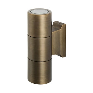 Kichler 16062 Large Up & Down Sconce Centennial Brass Finish LED, 12V, Bi-Pin Socket, 7W, 2 Lamps, 4-1/4 in. x 7 in. x 2-1/4 in.