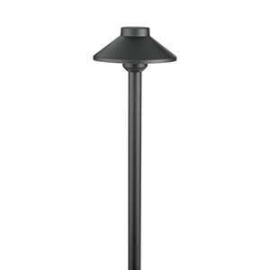 Stepped Dome Path Light ( Drop-In) in Black Brass