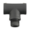 Kichler Lighting Brass 2-Inch Fixture Mount in Black Finish, Durable Brass Construction