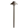 Kichler 15821 Path Light Aluminum Architectural Bronze Finish 4.3W 2700K LED