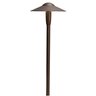 Kichler 15810 Path Light Aluminum Architectural Bronze Finish 4.3W 2700K LED