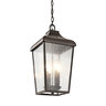 Forestdale 4 Light Outdoor Pendant Olde Bronze 120v