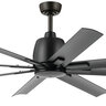 Kichler Breda Fan Satin Black 65 in.