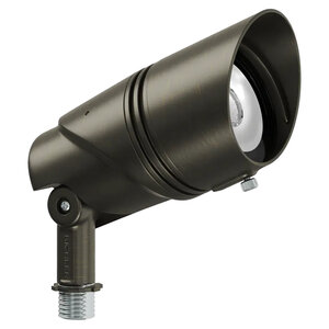 Kichler VLO Varia 16312 Large Accent Light Aluminum Housing Centennial Brass Adjustable 600-1200 Lumens 2700k or 3000k 19.6W LED