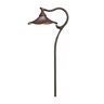 Kichler 15422 Cotswold Series Path Light Aluminum Aged Bronze Finish 16W Xenon 12V, 26 in. Height, 8 in. Diameter, Includes Stake, Drop-in Design