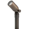 Kichler 15484 Up Light Centennial Brass Finish with Brass Housing and MR16 Socket, 12V, 5W LED, Dimensions 2-1/4 in. x 4 in. x 10 in.