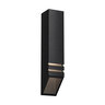 Kichler Louvered Deck & Patio Light in Textured Black