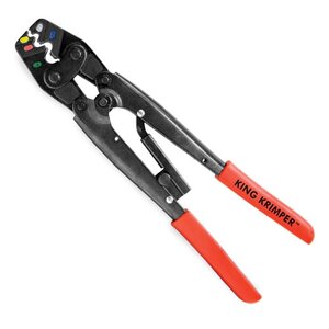 King Innovation King Krimper Crimping Tool for Crimp Style Wire Connectors - Precision Clamping Tool for Reliable Connections