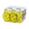 King Innovation Yellow 2-Port Push-In Connector