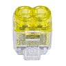 King Innovation Yellow 2-Port Push-In Connector