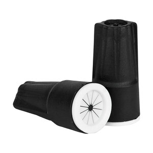 King DryConn Black/White Waterproof Connectors (25/Bag)